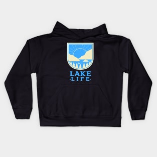 Lake Life Fishing Fisherman Outdoorsman Kids Hoodie